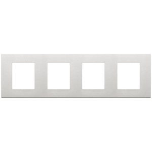 <b>Plate</b> 8M 2+2+2+2 Silver 34.5cm Length Wall <b>Switch</b> Cover - Product Image 1