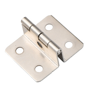 Furniture Hinge 30mm Silver Iron Surface Mount 6-Hole Right Angle For <b>Storage</b> And Closet - Product Image 4