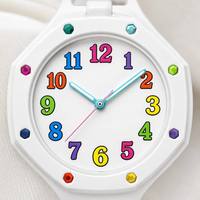 Montre à quartz de luxe tendance et colorée pour hommes et femmes, logo personnalisé, vente en gros, fabricant OEM ODM