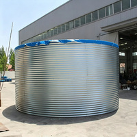 Bassin à poissons pliable en métal galvanisé, facile à assembler, portable, pour l'extérieur, pour la culture de poissons koï, étang ornemental domestique