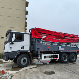 Camion pompe à béton SHACMAN X6000 6X4 37M entièrement hydraulique, moteur diesel, couleur blanche - Product Image 2
