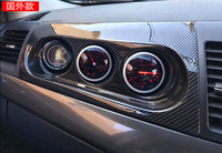 Cubierta para el Panel de Instrumentos del Pasajero Delantero con Fibra de Carbono Genuina para Mitsubishi Lancer Winged EVO X M7