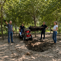 Traktor Mini 18HP 4WD Harga Terjangkau dengan Mesin EPA, Gearbox 3-Kecepatan, Pompa-Versatile, Front Loader/Backhoe, Mesin Pemotong Rumput untuk Kebun dan Pertanian