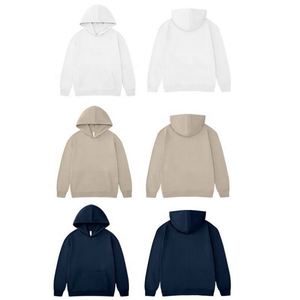 Sudadera con Capucha de Alta Calidad al por Mayor, OEM, de Felpa, Cuello Redondo Holgado, 100% Algodón Puro, Sudadera Personalizada para Parejas, para Hombre - Product Image 4