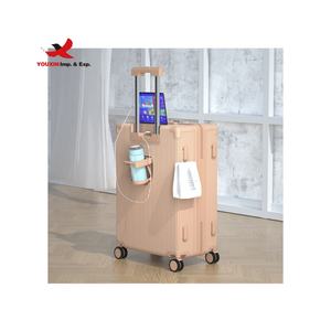 กระเป๋าเดินทางแบบมีช่องใส่แก้วด้านหน้า กันน้ำ สำหรับเดินทาง  แบบมัลติฟังก์ชั่น  รับผลิตตามสั่ง ขายส่ง - Product Image 1