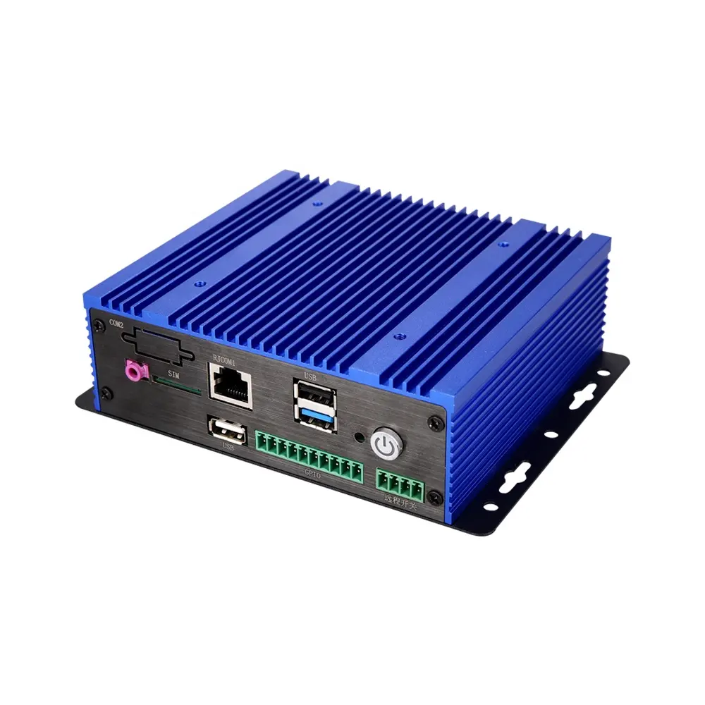 Barebone Micro Pc Mini Fanless PC Equipped with J1900 CPU Computer For Industry 4.0