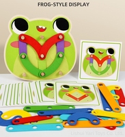 Juego de Construcción Montessori con Formas de Animales, Plantas, Letras, Números y Vehículos, Rompecabezas de Tablero con Clavijas y Bloques Apilables para Niños Pequeños