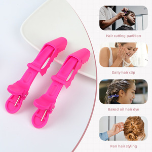 Commercio all'ingrosso migliore vendita professionale barbiere parrucchieri strumenti in plastica Super Grip capelli sezionamento coccodrillo alligatore clip 2204 - Product Image 4