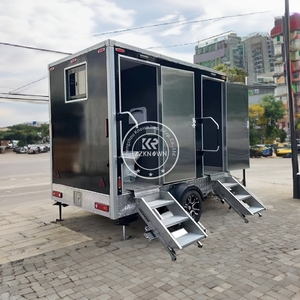 Baños Prefabricados de Fibra de Vidrio de Lujo 2025, Baños Móviles Versátiles Personalizados para Exteriores, Remolque de Baño para Eventos - Product Image 3