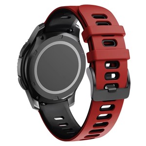 <span class=keywords><strong>Bracelet</strong></span> de montre intelligente Double couleur 20mm 22mm pour <span class=keywords><strong>Garmin</strong></span> <span class=keywords><strong>Forerunner</strong></span> <span class=keywords><strong>245</strong></span> 64 Vivoactive 3 <span class=keywords><strong>Bracelet</strong></span> en Silicone accessoires - Product Image 3