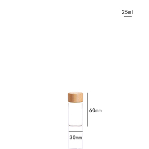 Tubo de vidrio blanco de grado alimenticio con tapón de rosca suministrado de fábrica para botellas de vidrio de almacenamiento seguro - Product Image 6