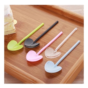 En forma <span class=keywords><strong>de</strong></span> corazón Stock Barato Iindividual Embalaje Compostable Pequeñas <span class=keywords><strong>cucharas</strong></span> <span class=keywords><strong>de</strong></span> plástico PP Desechables Helado Pastel Cuchara <span class=keywords><strong>de</strong></span> <span class=keywords><strong>postre</strong></span> - Product Image 5