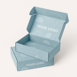 Коробки для рассылки крафт-бумаги с логотипом - Product Image 2
