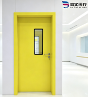 Pintu Baja Modern Dushi Medical untuk Rumah Sakit, Hotel, Ruang Bersih, Tahan Air, Antibakteri, Tahan Api, Tahan Korosi, Berbahan Fiberglass