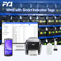 Étiquette sonore et lumineuse sans fil RF avec indicateur LED et buzzer pour la picking intelligente en entrepôt, compatible WMS