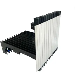 Flexible Steel-clad Linear Rail Guideway Protection Dust Bellows Cover With Lamella