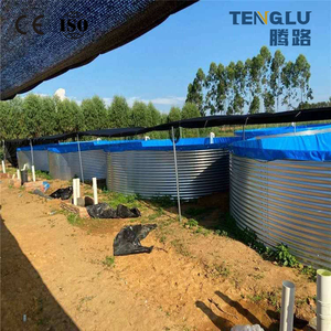 Bâche en PVC double couche galvanisée pour bassin à poissons avec couvercle supérieur 100m³ pour l'élevage de Tilapia, de Poisson-chat et de <span class=keywords><strong>Koi</strong></span> - Product Image 5