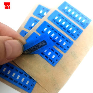 Termómetros de fiebre para niños sensibles al calor, impresión que cambia de Color para refrigerador, controlador de jarra, pegatina de temperatura de acuario - Product Image 1