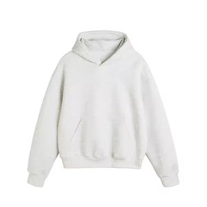 Venta al por mayor de alta calidad 450 GSM de algodón de gran tamaño de peso pesado personalizado hombres sudaderas con capucha - Product Image 1