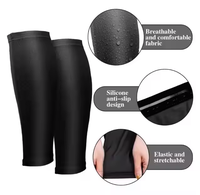 Chaussettes de compression de haute qualité, unisexes, en stock, chaussettes de jambe, manchons de mollet, chaussettes de football