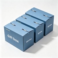 Boîte d'expédition personnalisée en gros pour chaussures, boîte d'expédition de vêtements en carton ondulé de haute qualité, boîte d'expédition avec bande déchirable à l'encre de soja