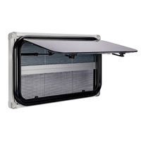 Fenêtre coulissante pour camping-car avec isolation thermique, double couche d'acrylique creux