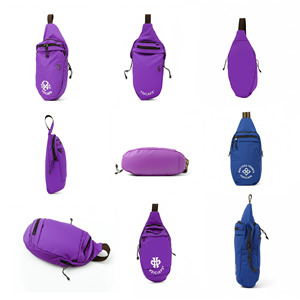 Riñonera de cuero con forro de nailon impermeable para <span class=keywords><strong>mujer</strong></span> personalizada, riñonera cruzada acolchada, bolso con cierre de cremallera para <span class=keywords><strong>mujer</strong></span> - Product Image 6