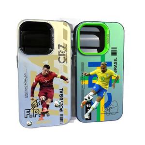 <span class=keywords><strong>Coque</strong></span> de téléphone portable avec impression par sublimation, design Football Messi <span class=keywords><strong>Ronaldo</strong></span>, pour iPhone 11 12 13 14 15 16 17 Pro Max - Product Image 3