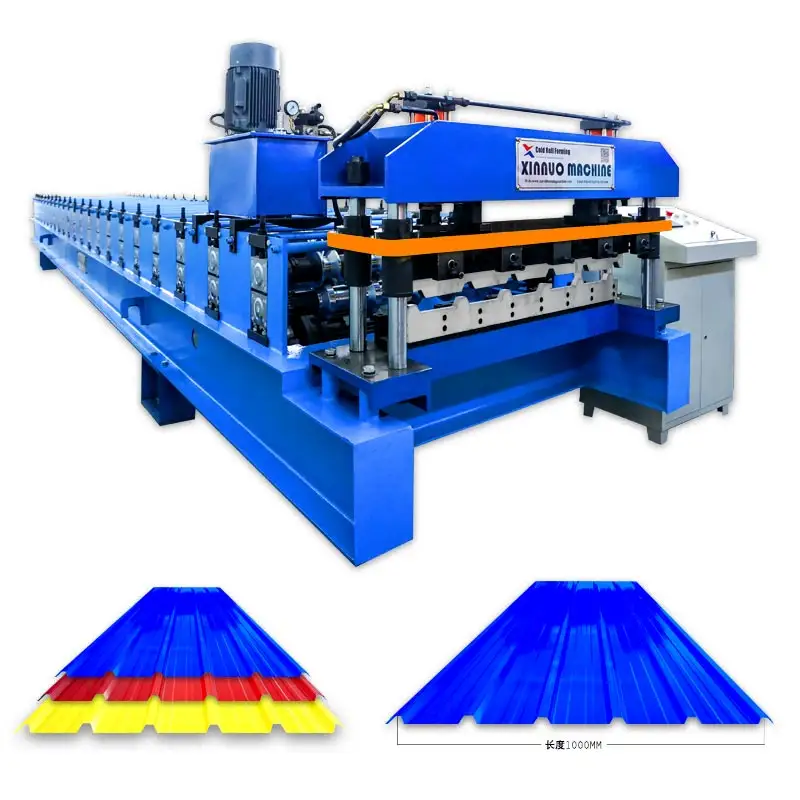 XN-836/850/988 roof and wall panel roll forming corrugated roof sheet making machine
