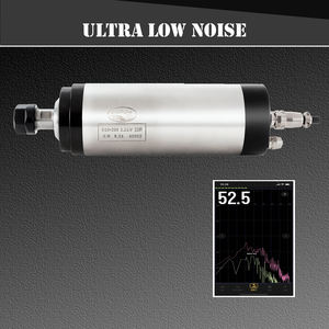 Moteur de broche CNC refroidi par eau silencieux Zhong Hua Jiang ER20 80mm 4 roulements 2.2KW 110V/220V/380V pour machine de gravure CNC - Product Image 5