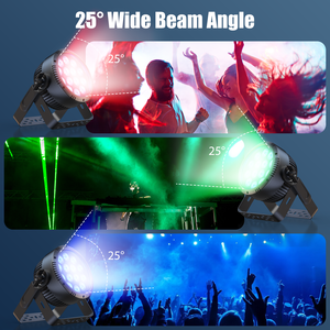 UKING 14x15W RGBW 4in1 Waterdichte <span class=keywords><strong>LED</strong></span> <span class=keywords><strong>Par</strong></span> Licht IP65 Stage DJ Apparatuur Disco Buiten <span class=keywords><strong>Par</strong></span> Licht - Product Image 5