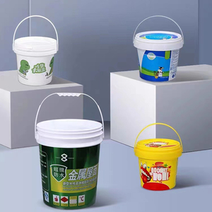 Chất lượng cao tùy chỉnh <span class=keywords><strong>IML</strong></span> trong khuôn nhãn cho nhựa sơn Xô Nhựa container - Product Image 3