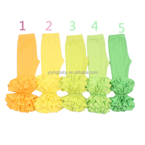 Leggings en coton de couleur unie avec style doux pour les adolescentes, les enfants et les enfants de grande taille Vente en gros du fabricant - Product Image 2