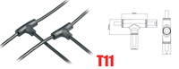 Connecteur étanche pour bande lumineuse LED 2Pin 3Pin 4Pin 5Pin 6Pin mâle femelle connecteur de fil de type T