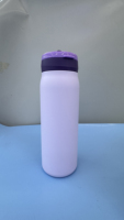 Mug en acier inoxydable à moule exclusif et personnalisé avec paille, Tasse isotherme sous vide en acier inoxydable pour café et eau