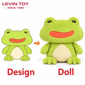 Peluche Personalizzato a Forma di Rana, Giocattolo di Peluche Carino con Bocca Grande, Divertente Animale Imbottito, Produttore di Peluche Personalizzati - Product Image 1