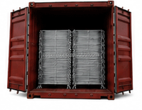 Système de clôture modulaire portable en acier galvanisé de 6 pieds pour la gestion des foules et la sécurité des événements