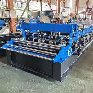 Machine de plancher de pont en métal en acier galvanisé d'épaisseur entièrement automatique populaire en Irak avec nervures de gaufrage - Product Image 6