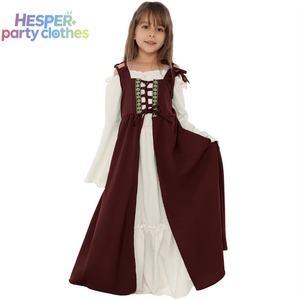 Disfraz Medieval Renacentista HESPER para Halloween con Cuello Cuadrado y Cintura Ajustada, Estilo Europeo y Estadounidense con Personajes de Anime - Product Image 3