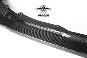 DongSai 3 PCS V Style Dry Carbon Fiber Car Parachoques delantero Labio para <span class=keywords><strong>BMW</strong></span> G80 M3 G82 M4 2021-2022 - Product Image 5