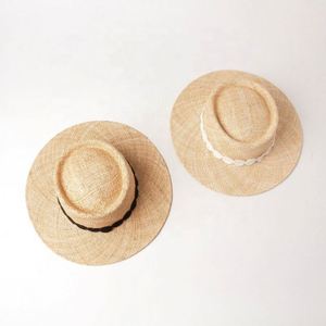 Sombrero de Paja Natural Estilo Pork Pie, Elegante y Moderno, para Mujer, Protección Solar - Product Image 5
