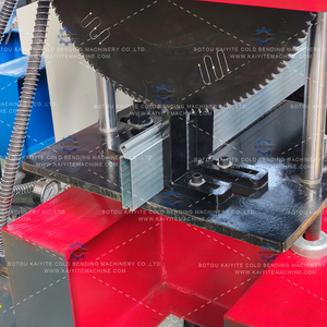 Machine de profilage de lattes inférieures de volets roulants de qualité supérieure, machine de profilage de poutres inférieures T/L pour volets roulants et portes. - Product Image 6