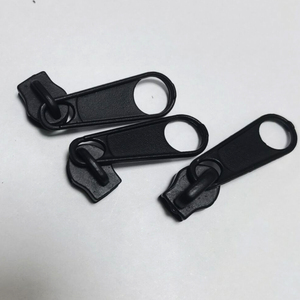 3 #5 #<span class=keywords><strong>8</strong></span> # fermetures à glissière pour Nylon résine métal fermetures à glissière argent glisseur Pull bagages bande Zip Pull Lock Head Kitting - Product Image 3