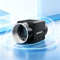 Caméra MV-CH050-60NM/NC avec interface 2.5 GigE, dotée d'un capteur CMOS Global pour une imagerie en temps réel non compressée jusqu'à 60 FPS