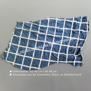 Bolsa de 10 kg de Trapos de Lona de Colores, Trapos de Algodón Cortados, Trapos de Limpieza Absorbentes de Agua y Aceite - Product Image 3