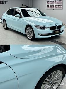 Vinilo Adhesivo para Automóviles con Respaldo de PET, Color <span class=keywords><strong>Azul</strong></span> Glaciar, para Cambiar el Color del Coche, Decorativo, con Canales de Aire - Product Image 3