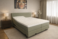 Lit à ressorts avec coffre de rangement à vérin à gaz, surmatelas et tête de lit – Fabrication OEM/ODM, Vente en gros, Fournisseur unique de meubles de chambre