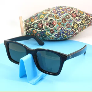 2023 Mode Herren Designer quadratische Acetat Sonnenbrille einzigartige Y2K Sonnenbrille Visier Sonnenbrille