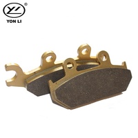 Nouvelles plaquettes de frein de moto de haute qualité sans amiante, semi-métalliques/céramiques, style OEM, rivetées, YAMAHA XT 600 E, marque YONGLI