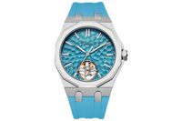 Jam Tangan Pria Desain Terbaru Hollow Out Tourbillon Fashion Bercahaya Tahan Air dengan Mesin Otomatis